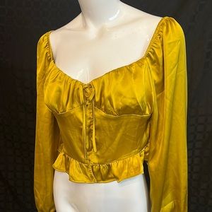Gold Forever 21 Top